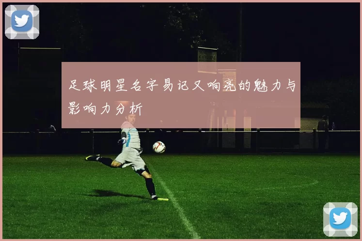 足球明星名字易记又响亮的魅力与影响力分析