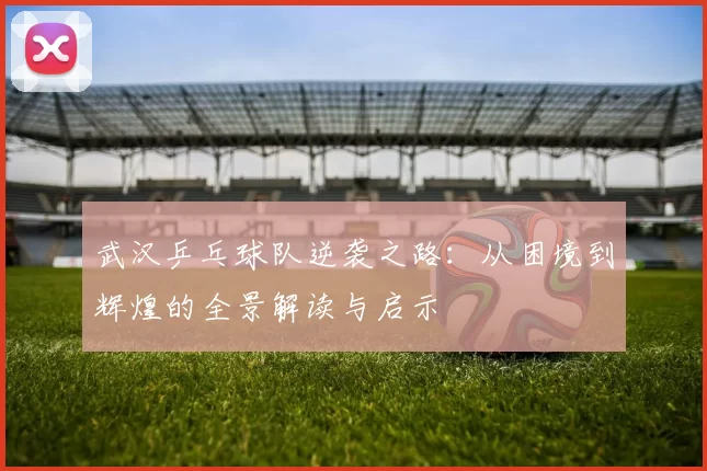 武汉乒乓球队逆袭之路：从困境到辉煌的全景解读与启示